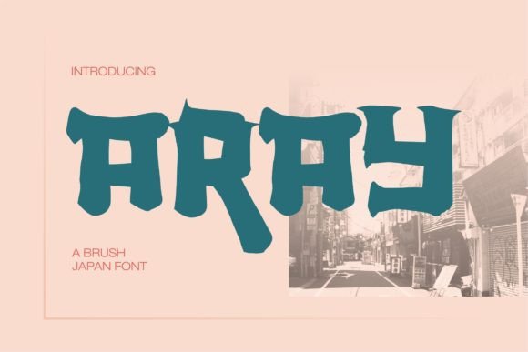 Aray Font: A Japan-Inspired Display Typeface for Marketers