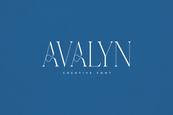 Avalyn Font: A Display Typeface for Thoughtful Design