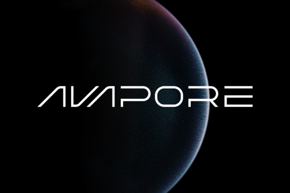 Avapore: A Futuristic Font for Editorial Design