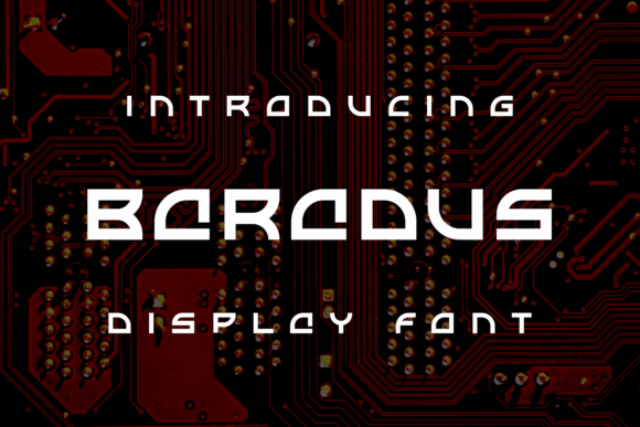 Baradus Font: A Modern Display Typeface for Digital Design