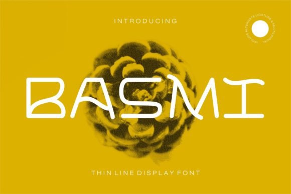 Basmi Font: A Quirky Display Typeface for Creative Branding