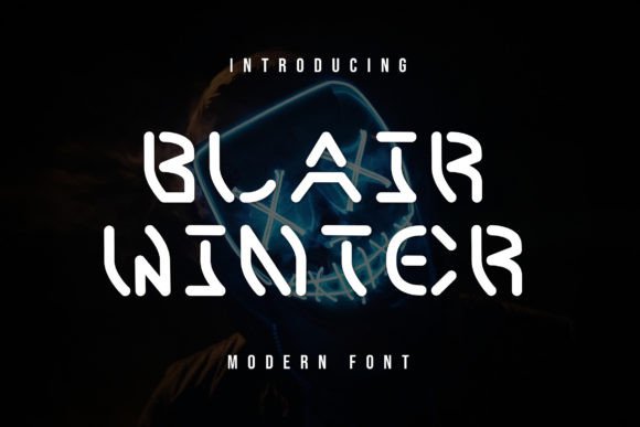 Blair Winter Font for Creative Makers and Shop Owners