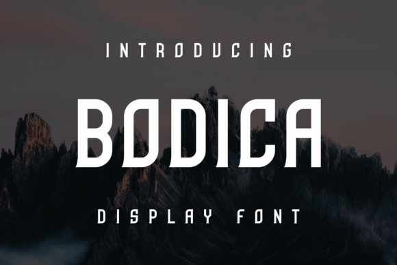 Bodica Display Font for Editorial and Creative Projects