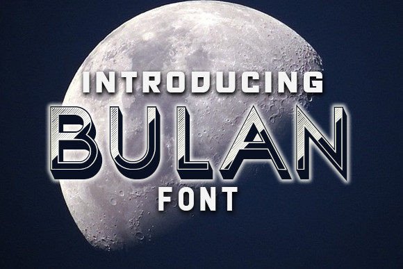 Bulan Display Font for Eye-Catching Campaigns