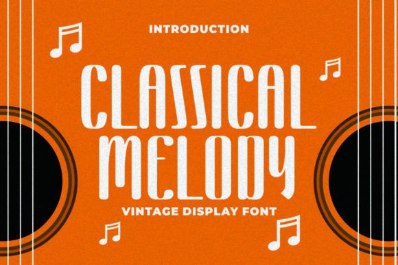 Classical Melody Font for Web Design and Branding