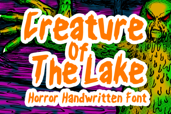 Creature of the Lake Font: A Bold Display Typeface for Creative Branding