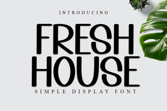 Fresh House Font: A Modern Handwritten Typeface for Creative Makers