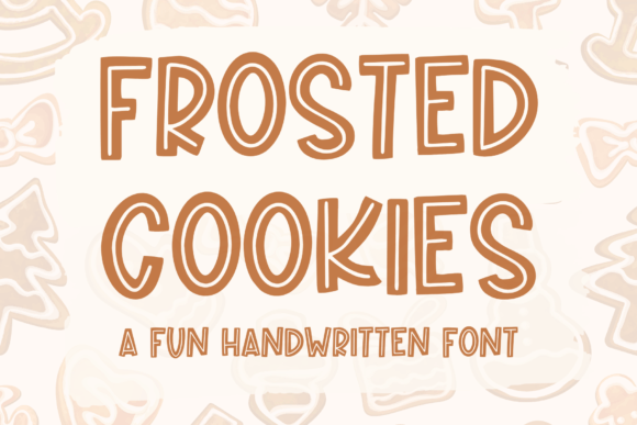 Frosted Cookies Font for Creative Branding and Display Projects