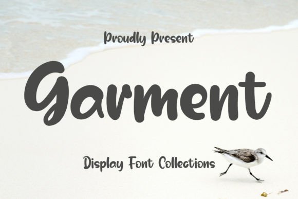 Garment Font for Modern Web Design and Branding