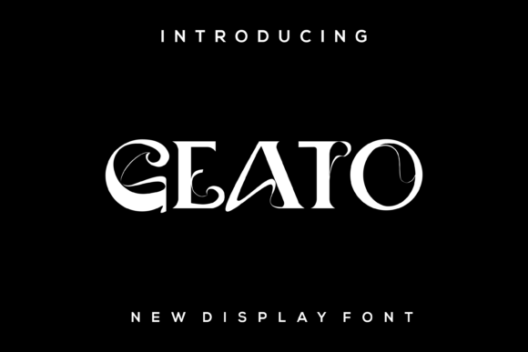 Geato Display Font for Business Branding