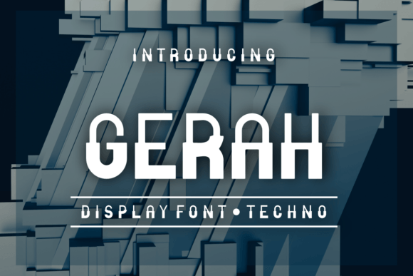 Gerah: A Bold Display Font for Creative Projects