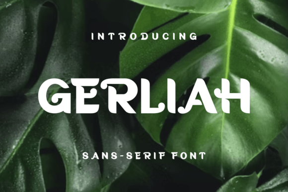 Gerliah Font: A Professional Display Typeface for Small Business Branding