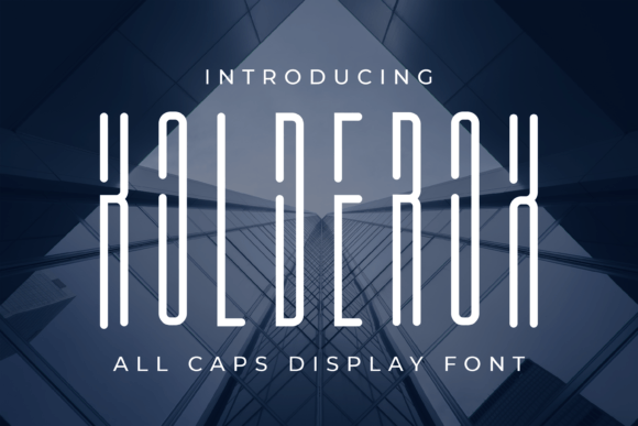 Kalderox Display Font for Modern Web Design