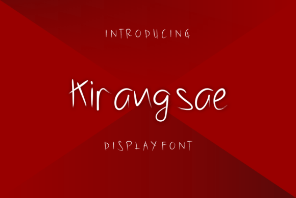 Kirangsae Display Font for Creative Marketing Projects