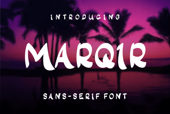 Marqir: A Premium Display Font for Creative Projects
