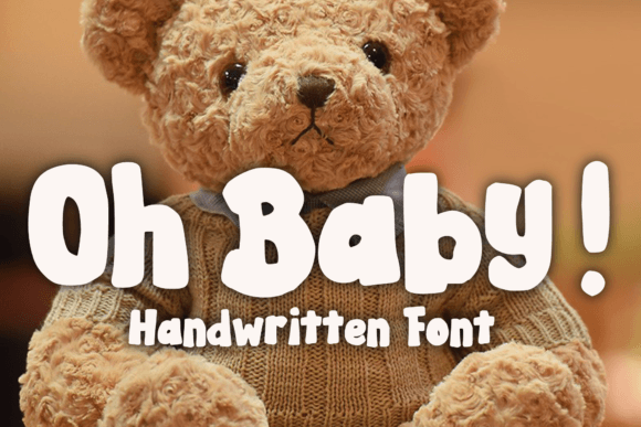 Oh Baby Font: A Bold, Cute Display Typeface for Craft Creators