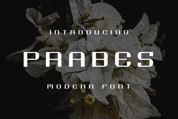 Prabes Font: A Unique Display Typeface for Digital Designers