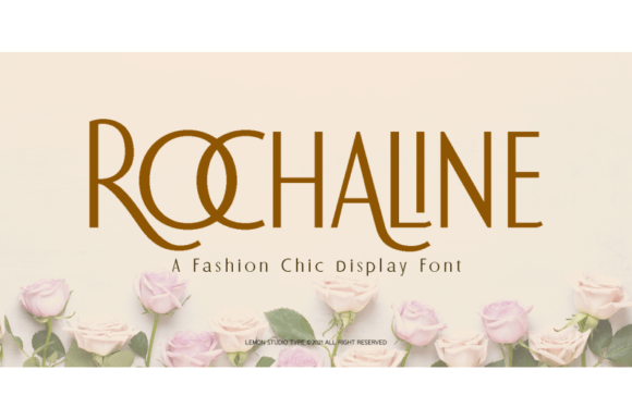 Rochaline Font for Makers: A Luxurious Display Typeface