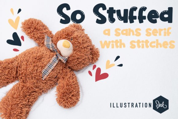 So Stuffed Font: A Whimsical Display Typeface for Memorable Branding