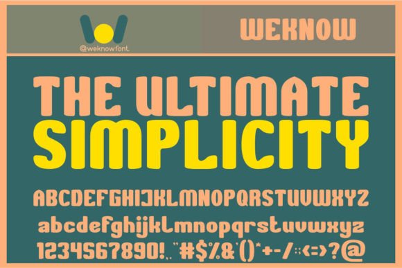The Ultimate Simplicity Font for Modern Web Design