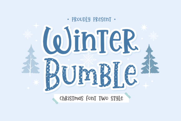 Winter Bumble Font Review: A Festive Display Typeface for Winter Branding